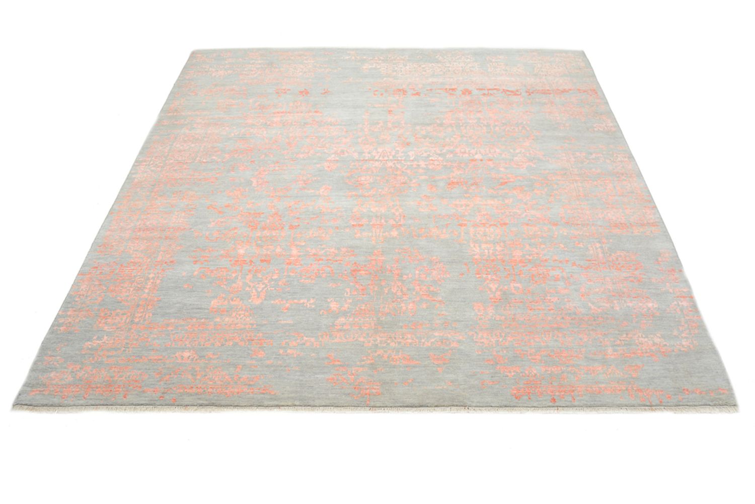 Alfombra de diseño cuadrado  - 257 x 249 cm - naranja