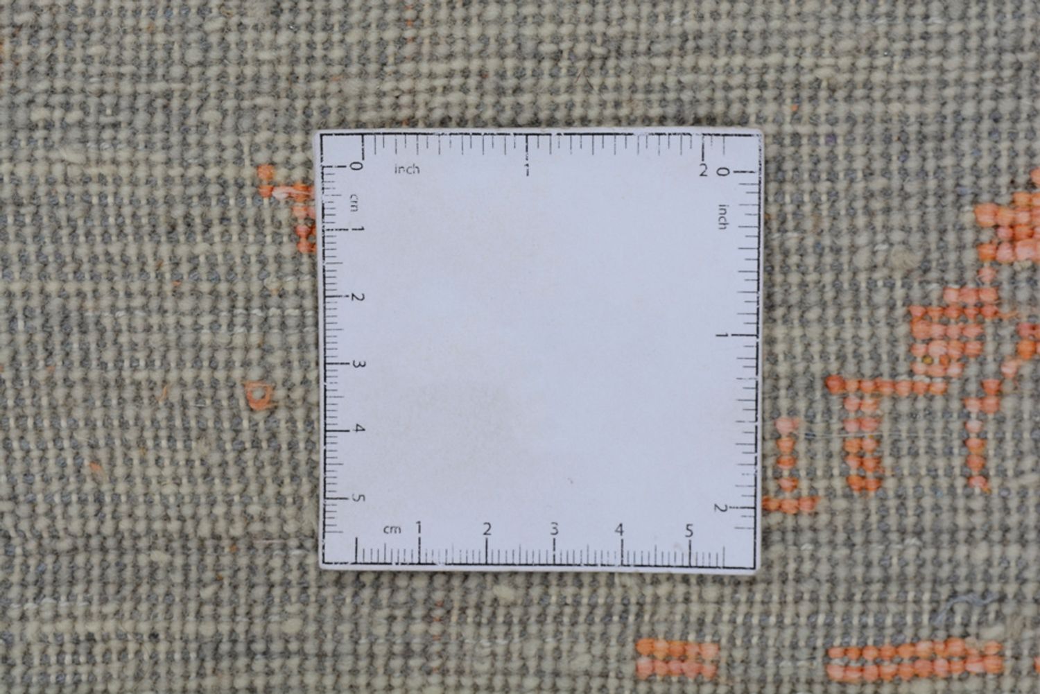 Alfombra de diseño cuadrado  - 257 x 249 cm - naranja
