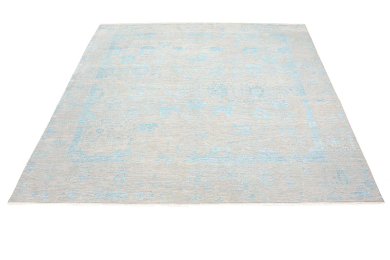 Alfombra de diseño cuadrado  - 301 x 301 cm - azul claro