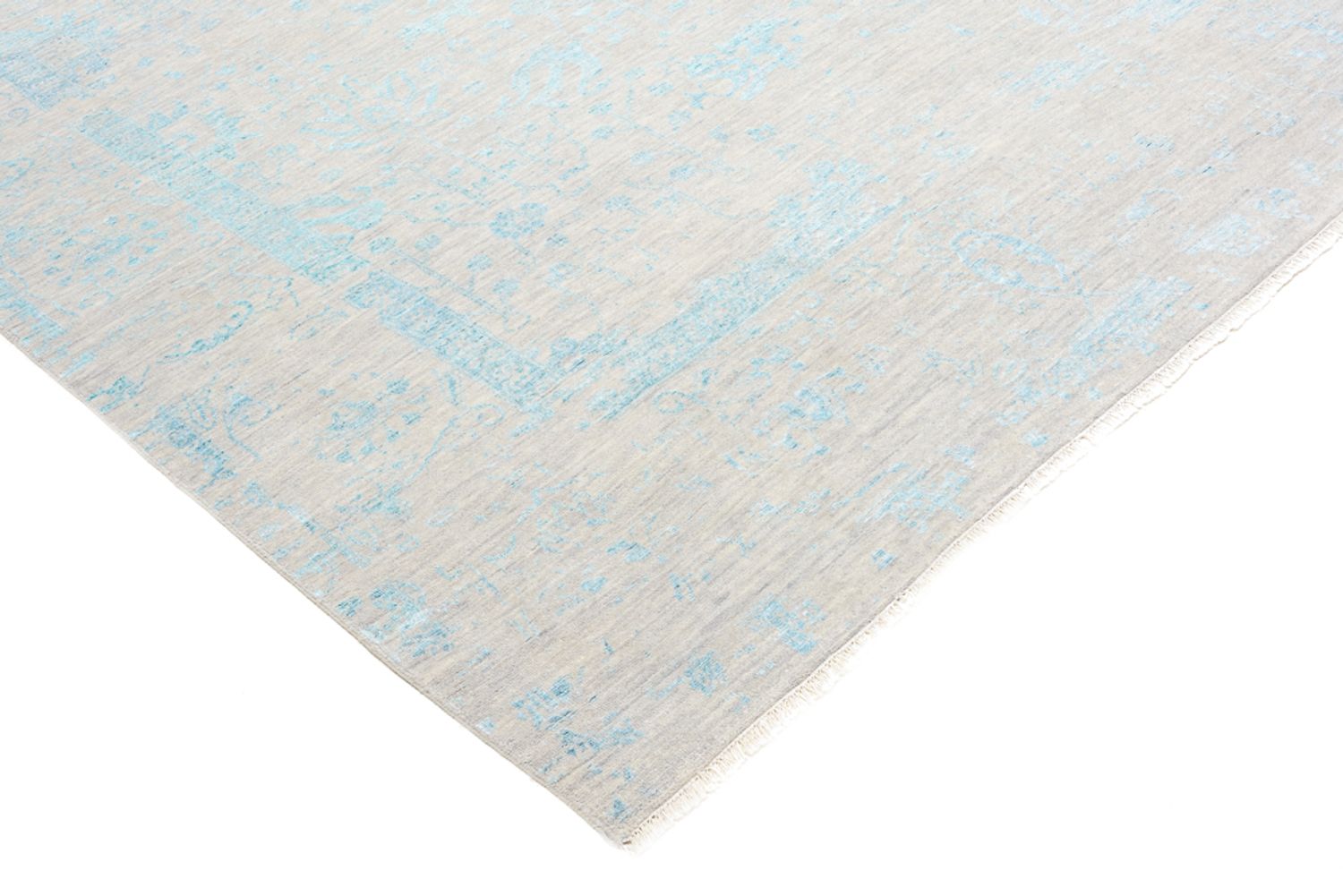 Alfombra de diseño cuadrado  - 301 x 301 cm - azul claro