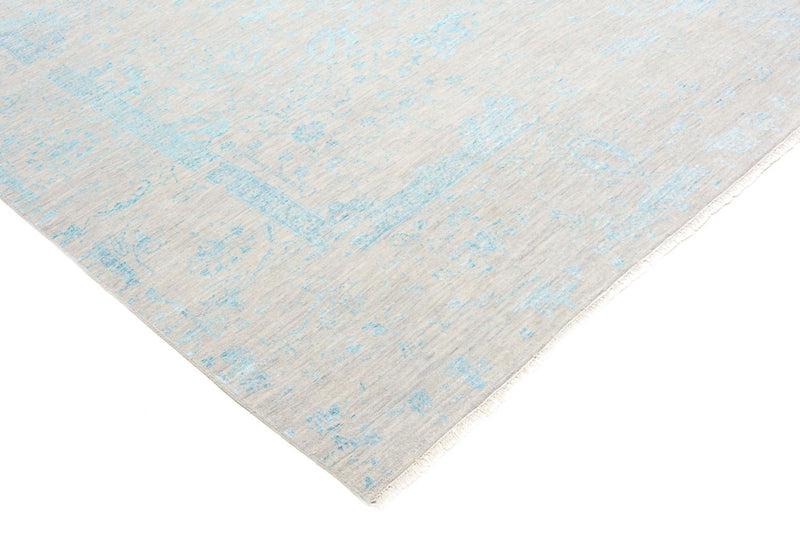 Alfombra de diseño cuadrado  - 301 x 301 cm - azul claro