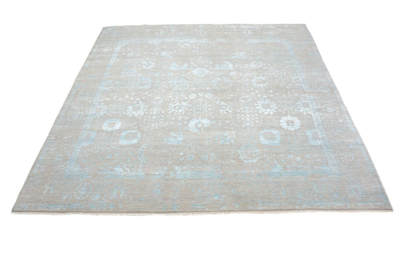 Alfombra de diseño cuadrado  - 301 x 301 cm - azul claro