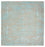 Alfombra de diseño cuadrado  - 308 x 303 cm - azul claro