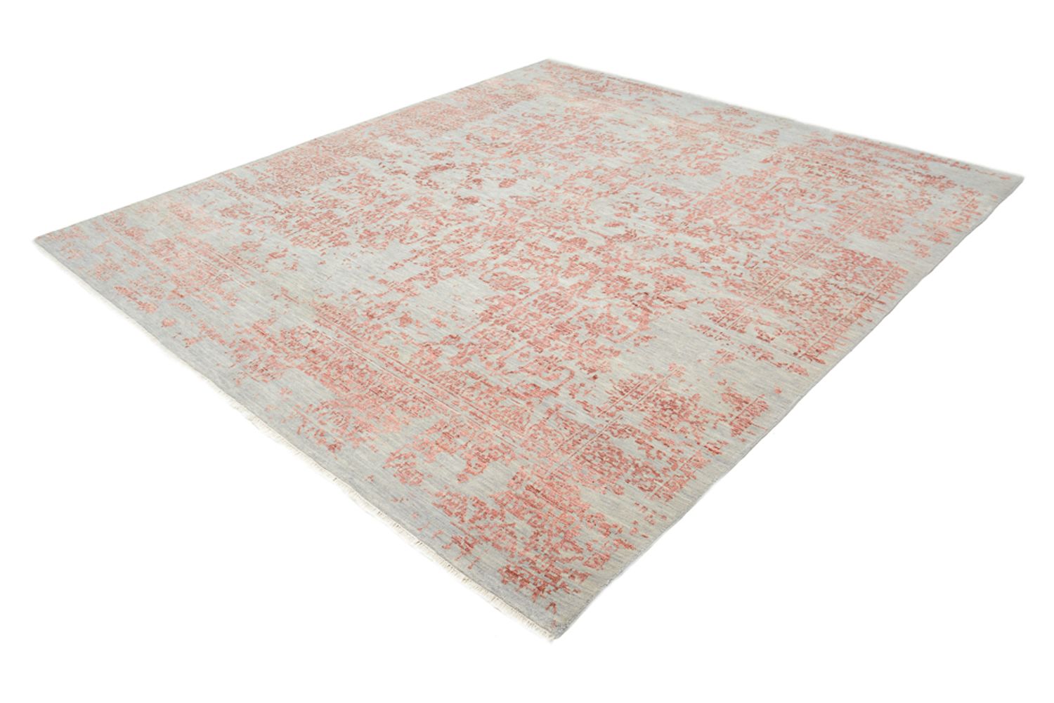 Alfombra de diseño cuadrado  - 309 x 306 cm - óxido