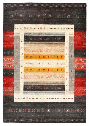 Alfombra Gabbeh - Loribaft Indus - 240 x 166 cm - multicolor
