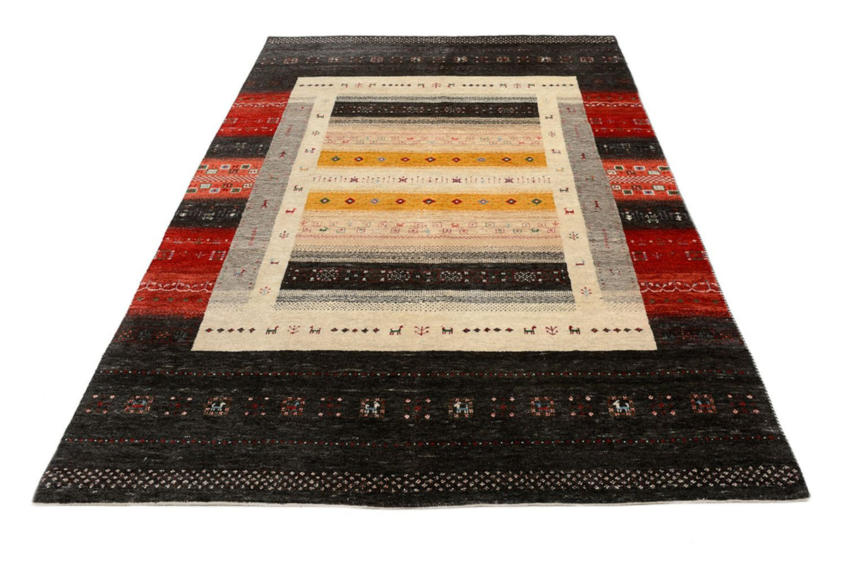 Alfombra Gabbeh - Loribaft Indus - 240 x 166 cm - multicolor