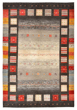 Alfombra Gabbeh - Loribaft Indus - 251 x 173 cm - multicolor