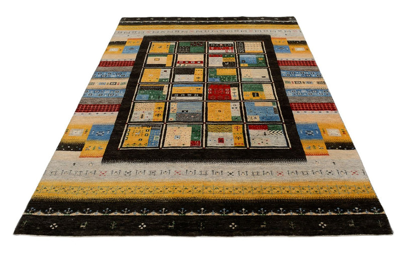 Alfombra Gabbeh - Loribaft Indus - 239 x 173 cm - multicolor