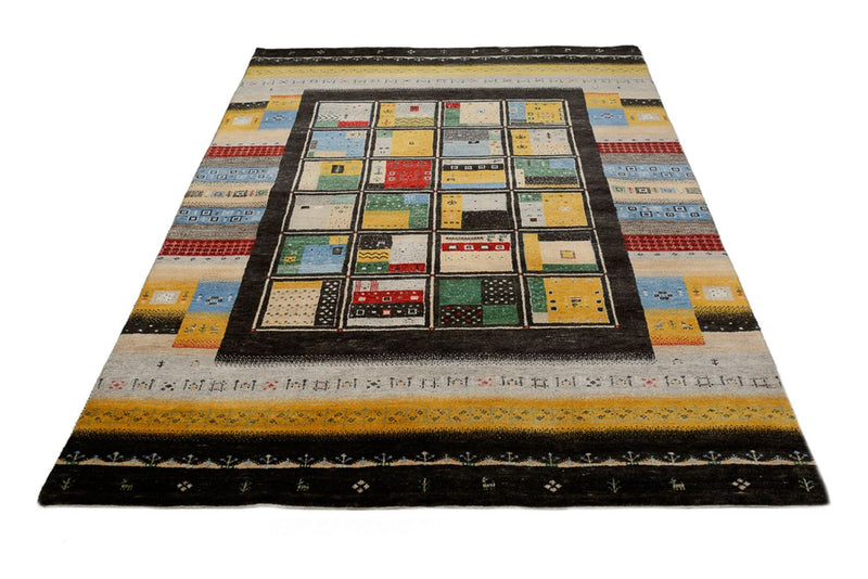 Alfombra Gabbeh - Loribaft Indus - 239 x 173 cm - multicolor