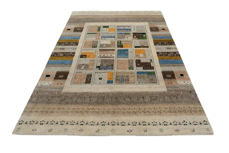 Alfombra Gabbeh - Loribaft Indus - 248 x 166 cm - multicolor