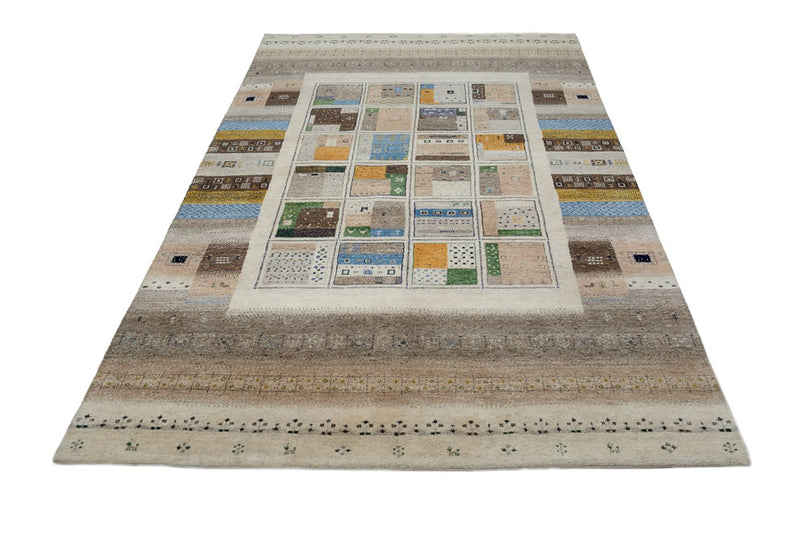 Alfombra Gabbeh - Loribaft Indus - 248 x 166 cm - multicolor