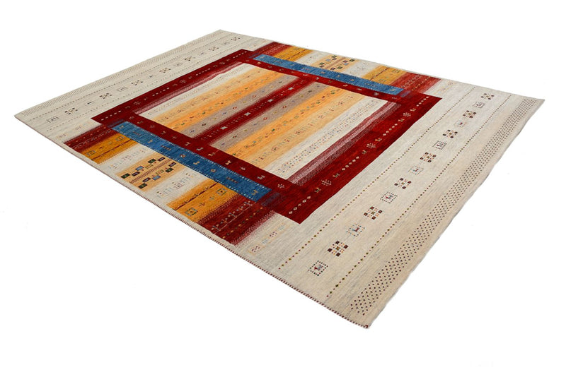 Alfombra Gabbeh - Loribaft Indus - 298 x 207 cm - multicolor
