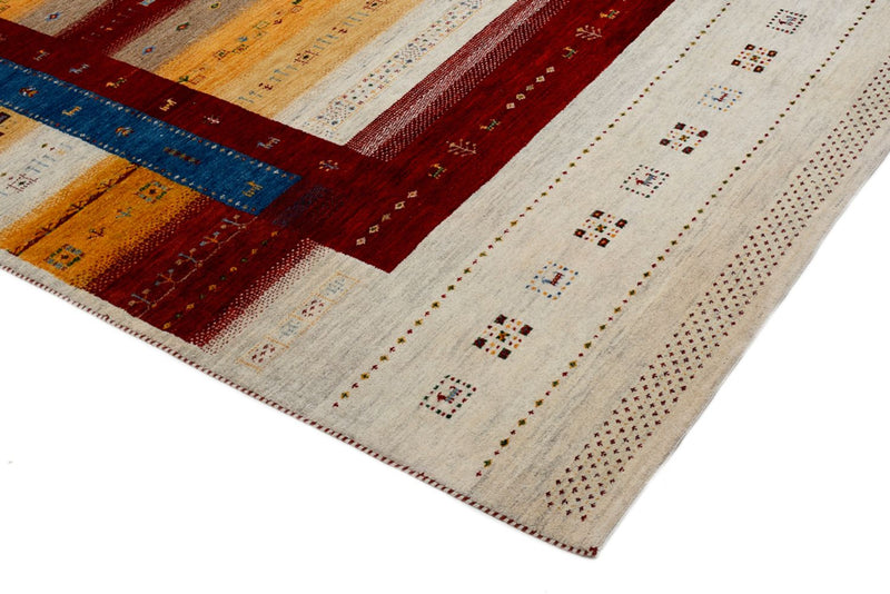 Alfombra Gabbeh - Loribaft Indus - 298 x 207 cm - multicolor