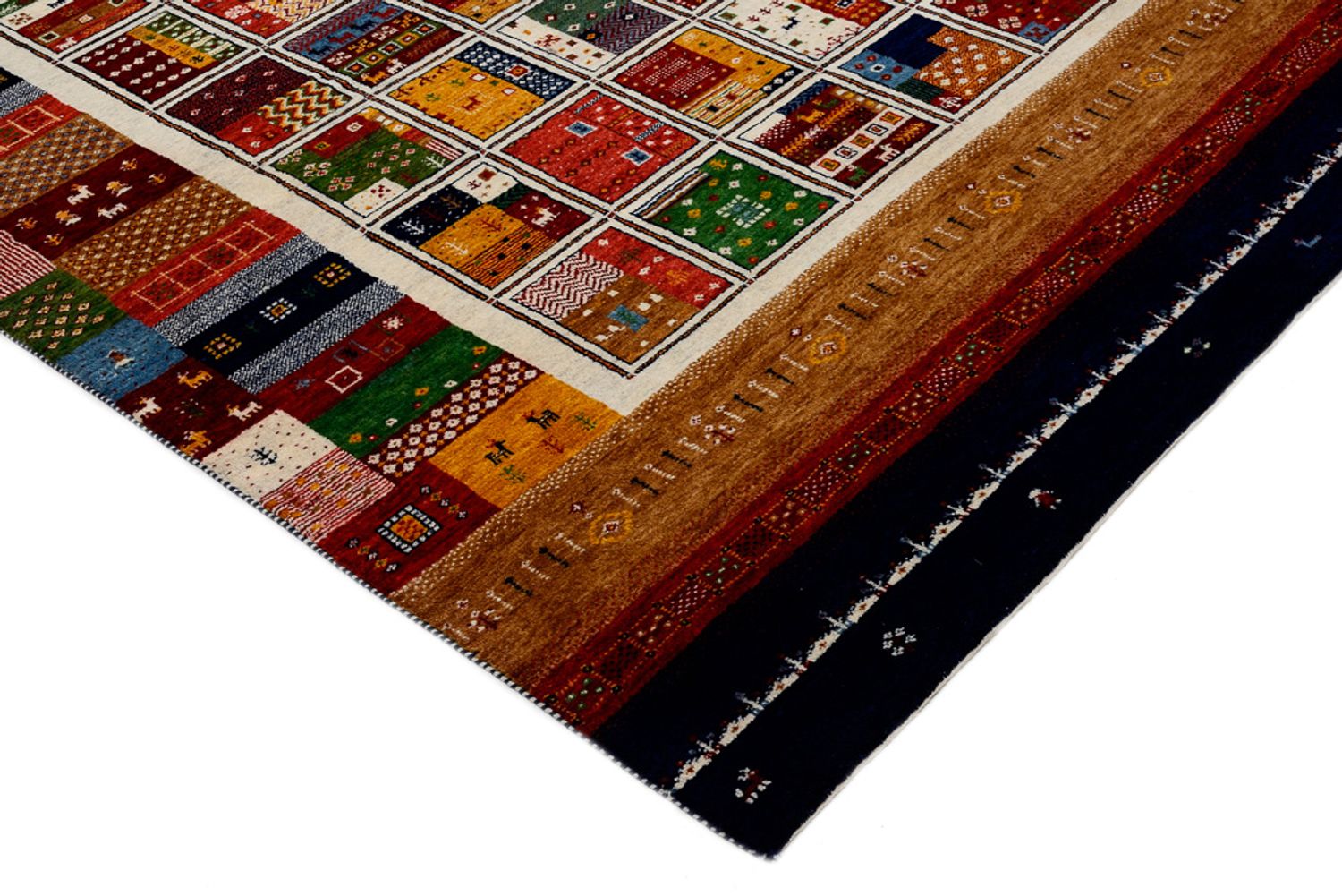 Alfombra Gabbeh - Loribaft Indus - 245 x 170 cm - multicolor