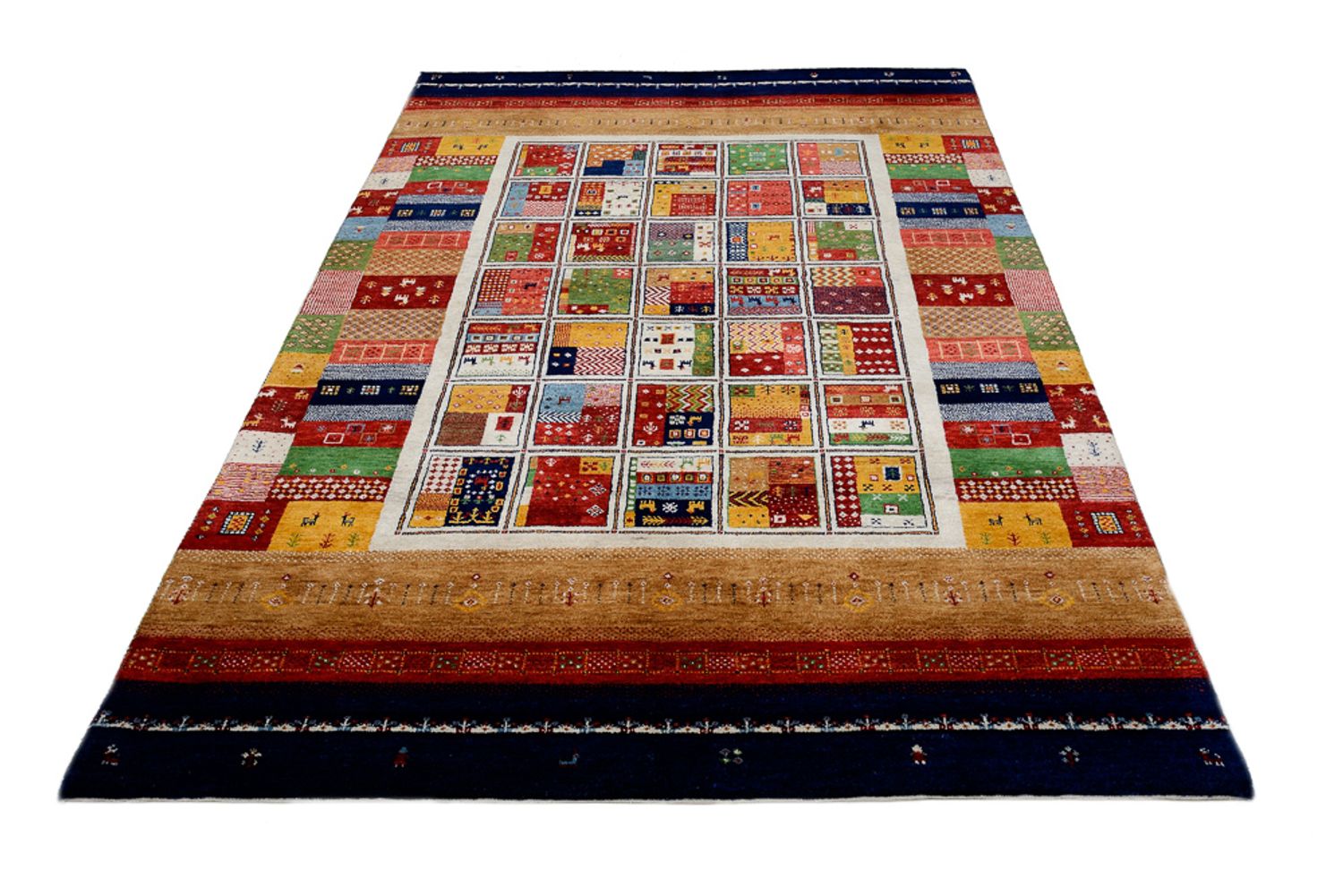 Alfombra Gabbeh - Loribaft Indus - 245 x 170 cm - multicolor