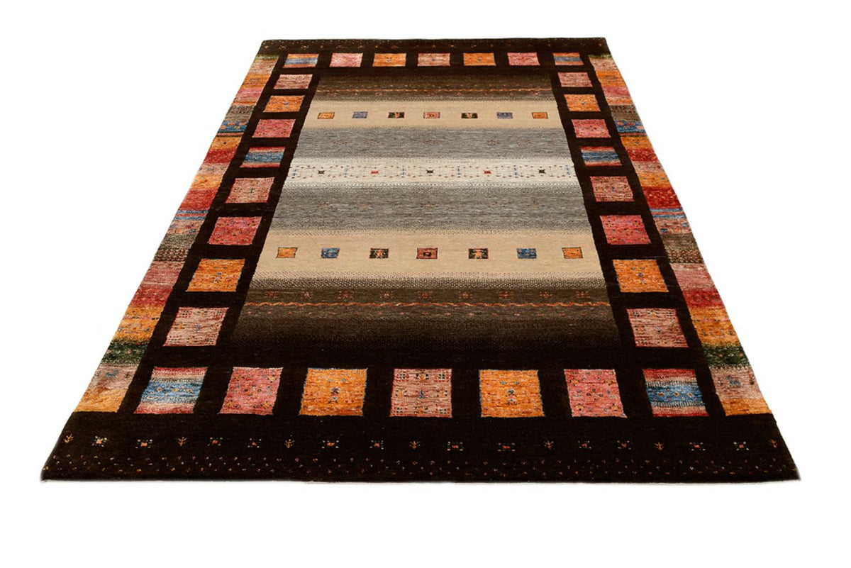 Alfombra Gabbeh - Loribaft Indus - 249 x 174 cm - multicolor
