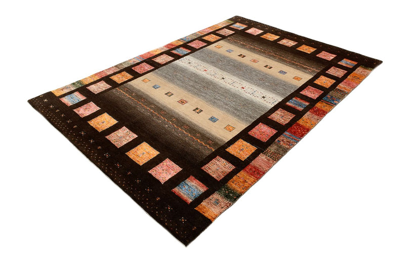 Alfombra Gabbeh - Loribaft Indus - 249 x 174 cm - multicolor