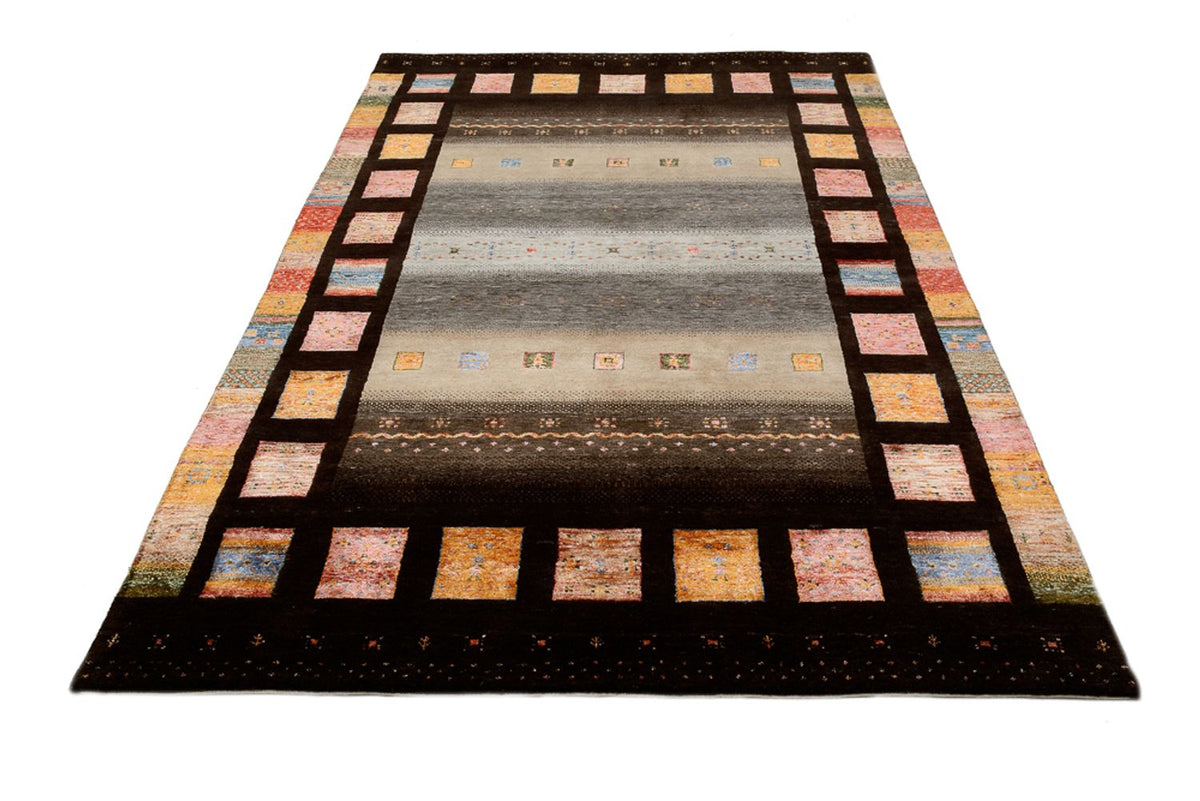 Alfombra Gabbeh - Loribaft Indus - 249 x 174 cm - multicolor