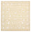 Alfombra oriental cuadrado  - 253 x 251 cm - beige claro