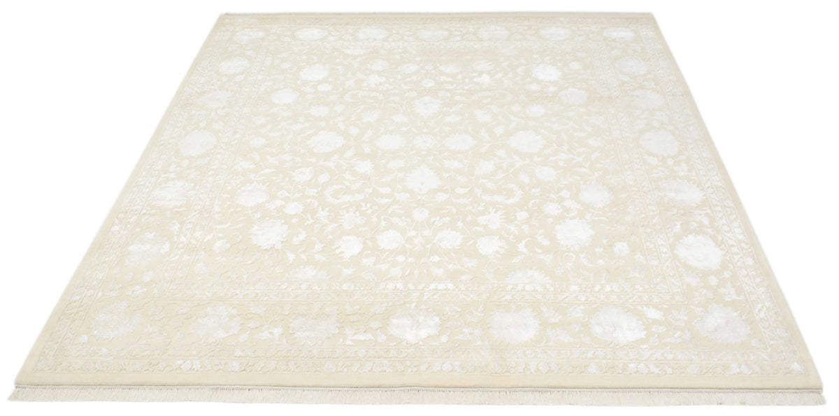Alfombra oriental cuadrado  - 253 x 251 cm - beige claro