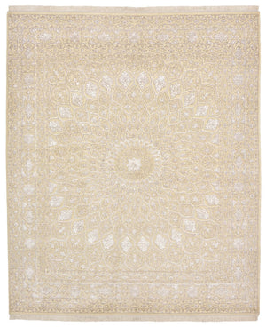 Alfombra oriental - 249 x 208 cm - beige claro