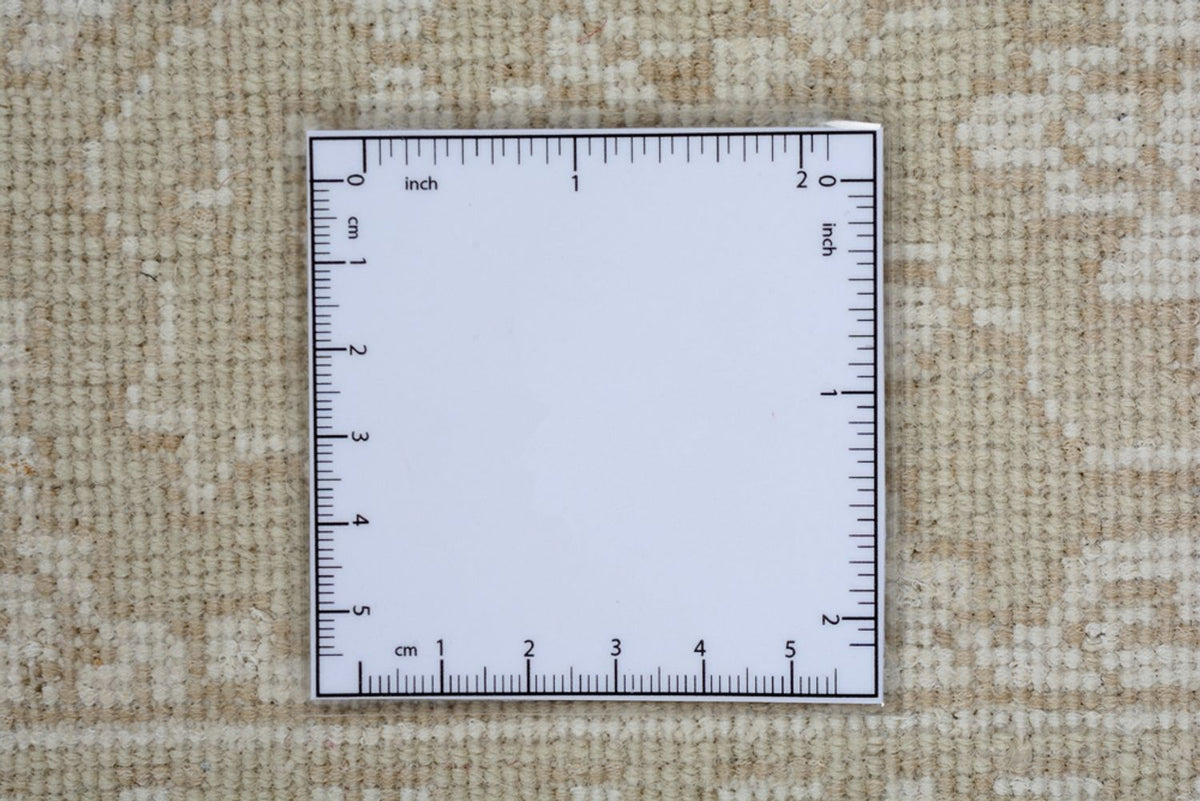 Alfombra oriental - 249 x 208 cm - beige claro