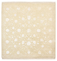 Alfombra oriental cuadrado  - 206 x 205 cm - beige claro