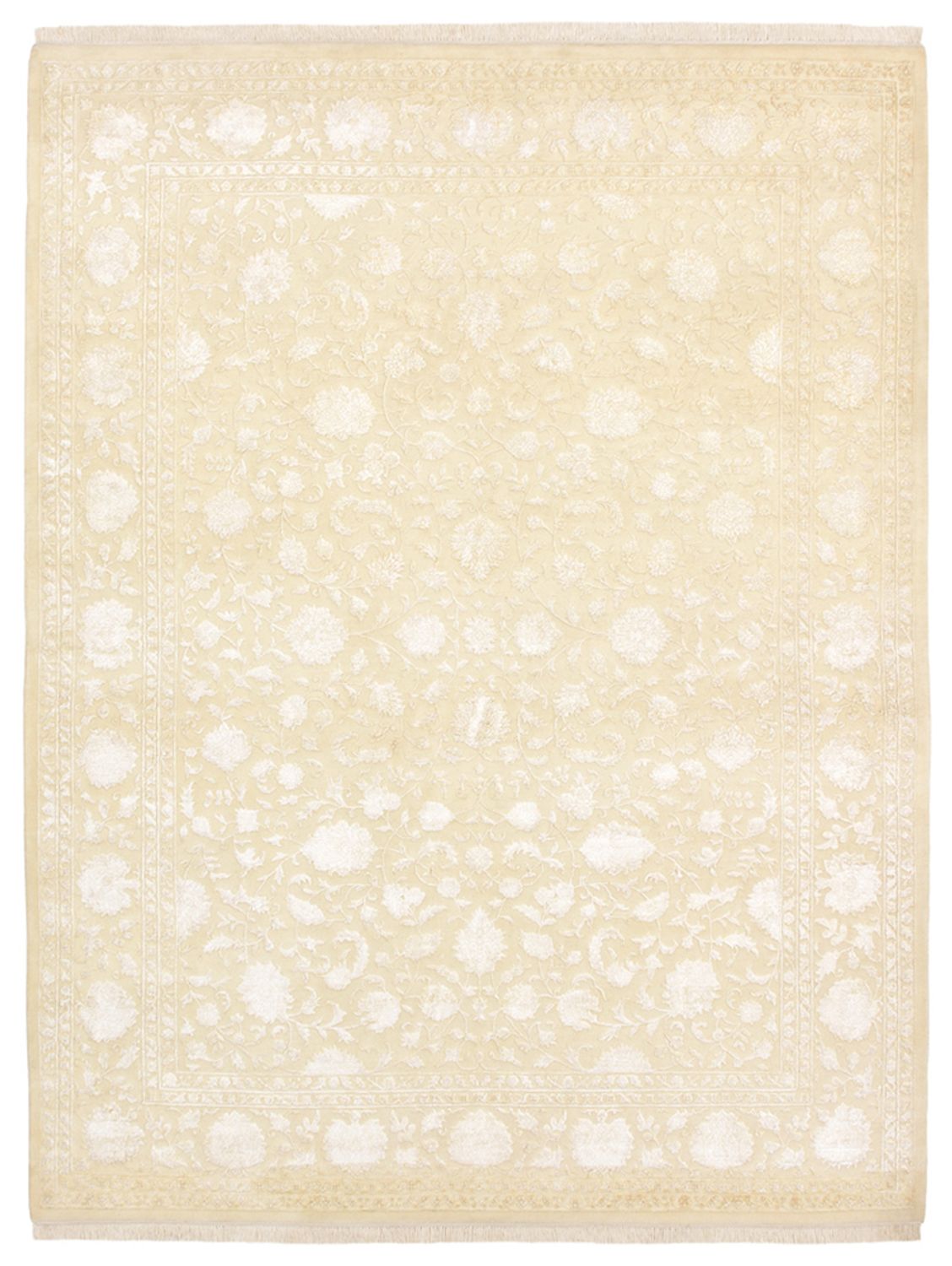 Alfombra oriental - 286 x 218 cm - beige claro