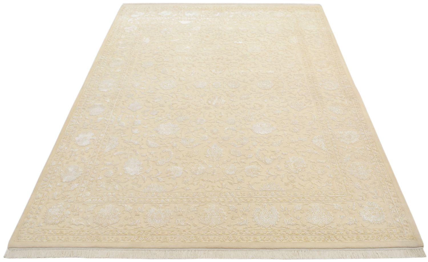 Alfombra oriental - 286 x 218 cm - beige claro