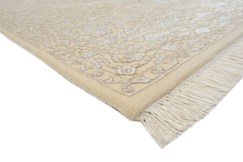 Alfombra oriental - 249 x 206 cm - beige oscuro