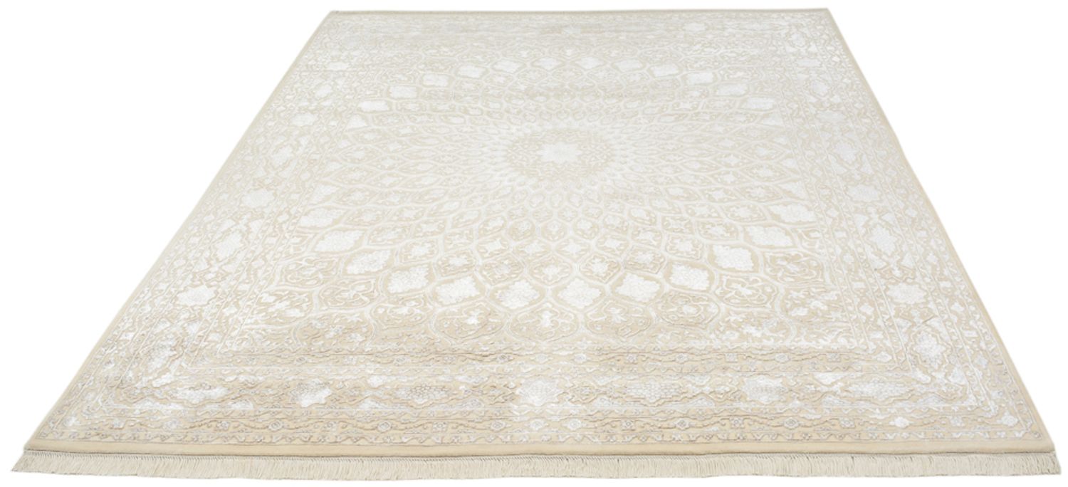 Alfombra oriental - 249 x 206 cm - beige oscuro