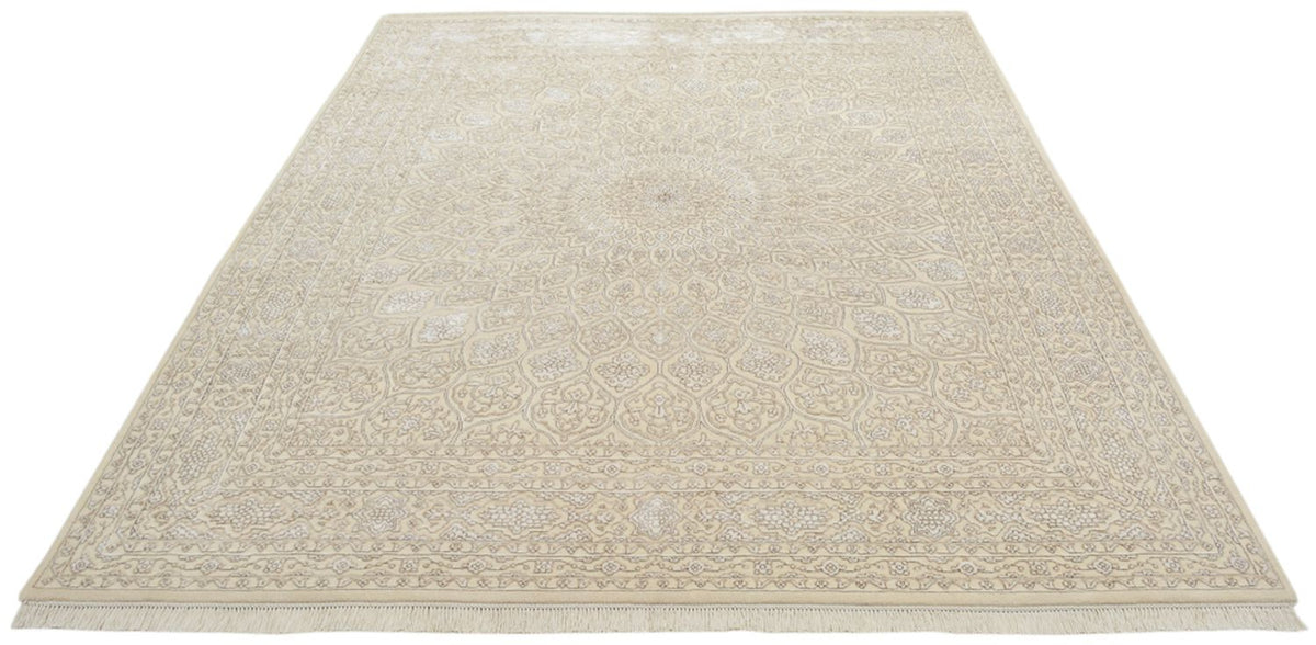 Alfombra oriental - 247 x 204 cm - beige oscuro