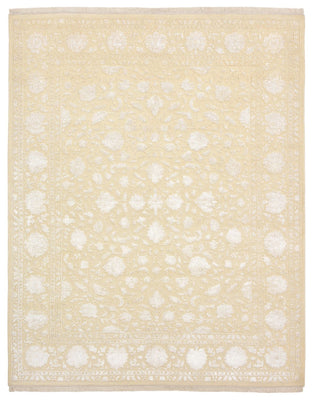 Alfombra oriental - 254 x 204 cm - beige claro
