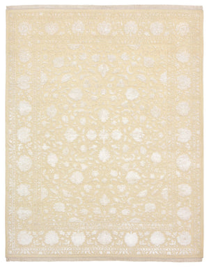 Alfombra oriental - 254 x 204 cm - beige claro