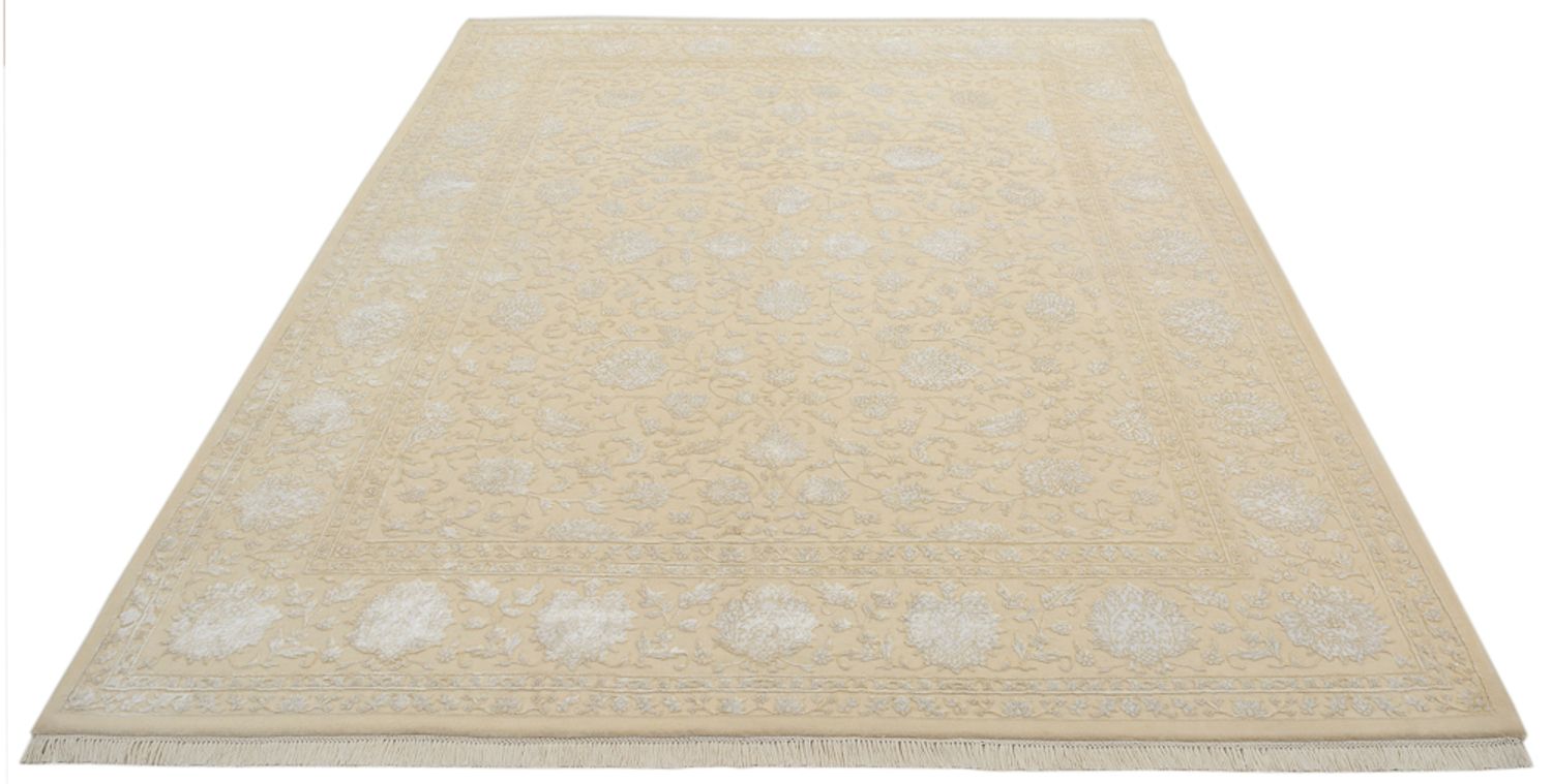 Alfombra oriental - 254 x 204 cm - beige claro
