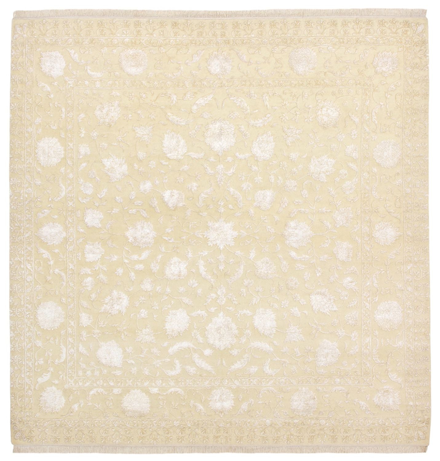 Alfombra oriental cuadrado  - 255 x 250 cm - beige claro