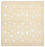 Alfombra oriental cuadrado  - 255 x 250 cm - beige claro