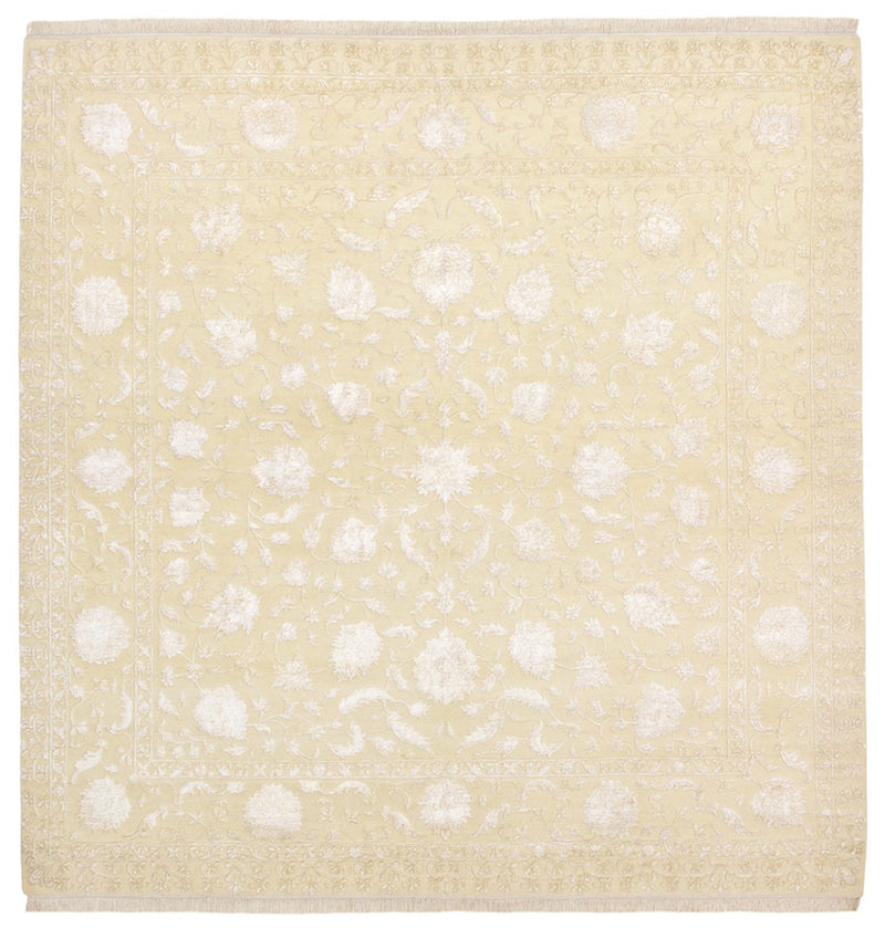 Alfombra oriental cuadrado  - 255 x 250 cm - beige claro