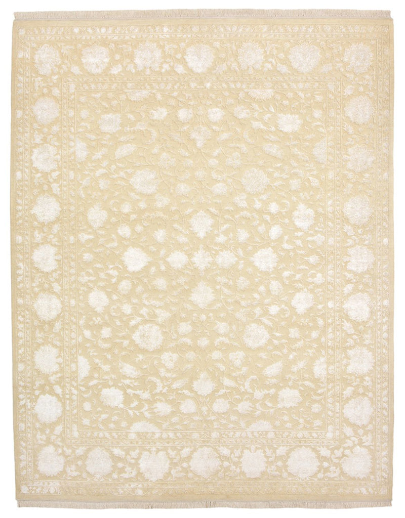 Alfombra oriental - 257 x 203 cm - beige claro