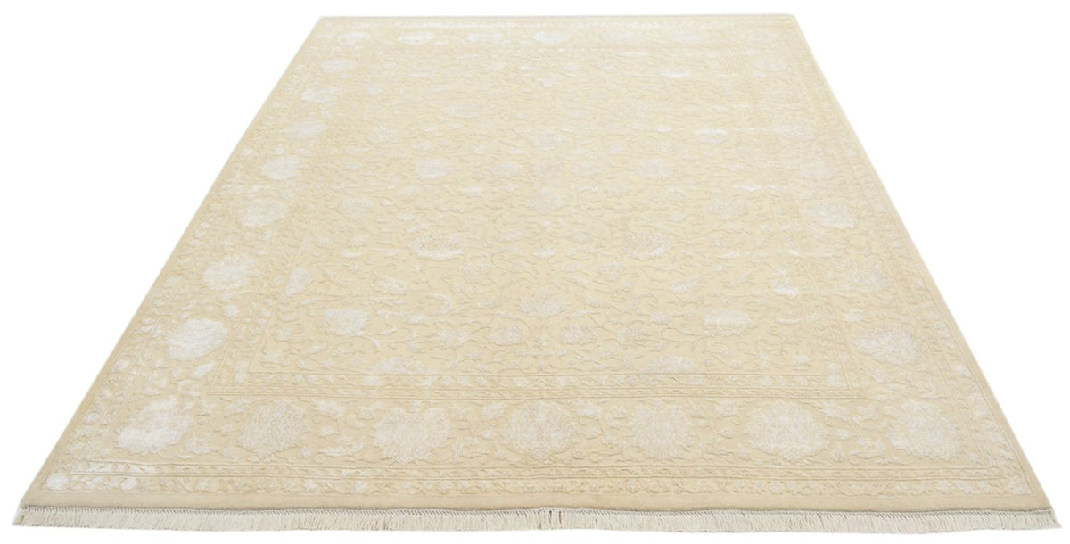 Alfombra oriental - 257 x 203 cm - beige claro