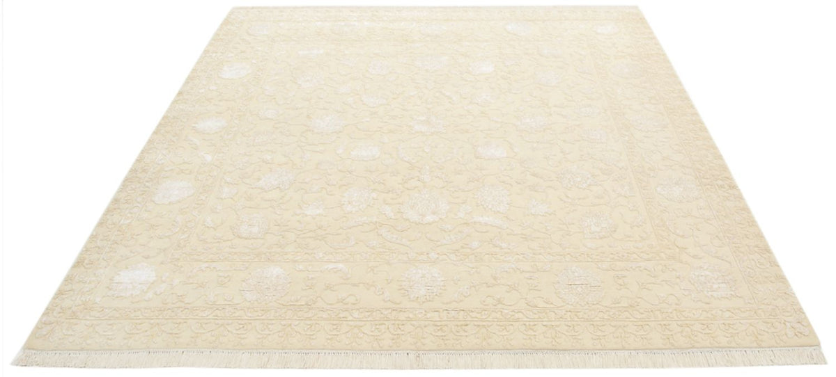 Alfombra oriental cuadrado  - 204 x 202 cm - beige claro