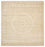 Alfombra oriental cuadrado  - 304 x 301 cm - beige oscuro
