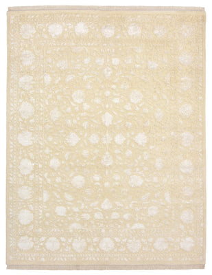 Alfombra oriental - 251 x 198 cm - beige oscuro