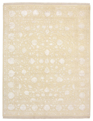 Alfombra oriental - 251 x 198 cm - beige oscuro