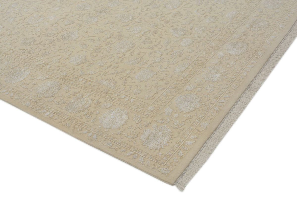 Alfombra oriental - 251 x 198 cm - beige oscuro