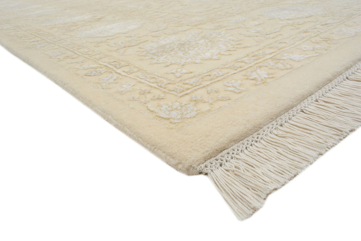 Alfombra oriental - 251 x 198 cm - beige oscuro