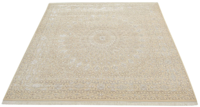 Alfombra oriental cuadrado  - 246 x 245 cm - beige oscuro