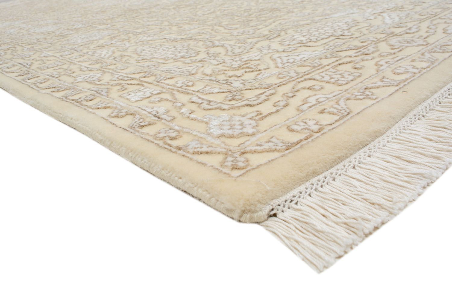 Alfombra oriental cuadrado  - 246 x 245 cm - beige oscuro