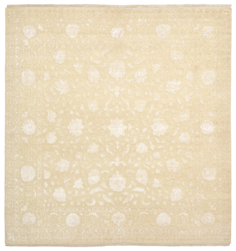 Alfombra oriental cuadrado  - 309 x 301 cm - beige claro