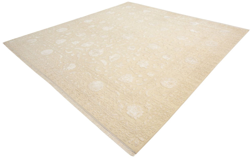 Alfombra oriental cuadrado  - 309 x 301 cm - beige claro